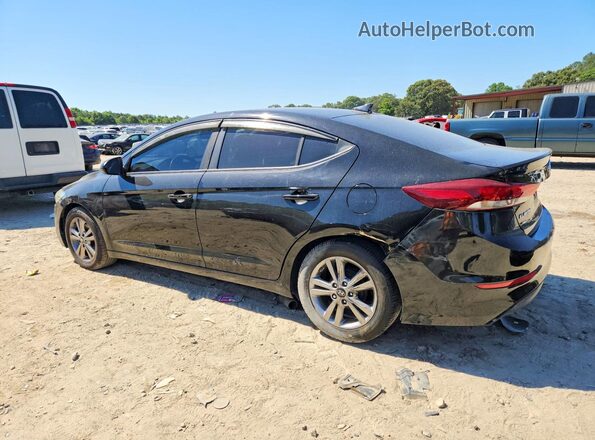 KMHD84LF1HU214285 2017 HYUNDAI ELANTRA Black Rear left