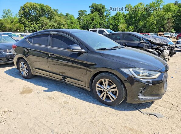 KMHD84LF1HU214285 2017 HYUNDAI ELANTRA Black Front right