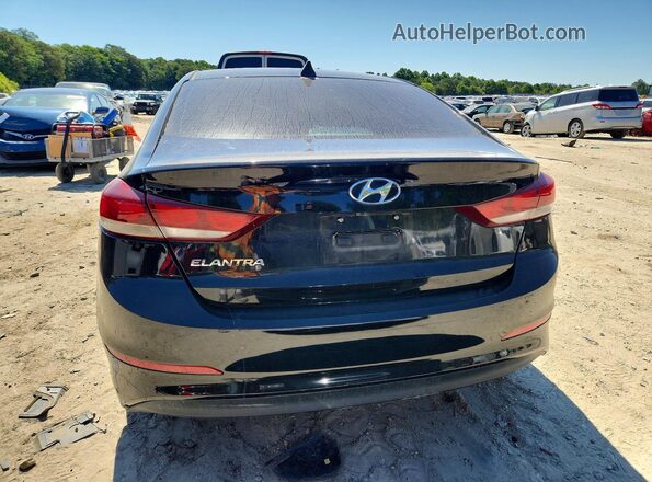 KMHD84LF1HU214285 2017 HYUNDAI ELANTRA Black Rear view