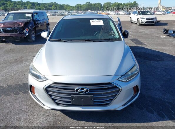 KMHD84LF1HU266905 2017 HYUNDAI ELANTRA Silver Widok zestawu wskaźników