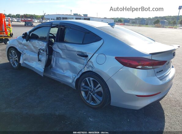 KMHD84LF1HU266905 2017 HYUNDAI ELANTRA Silver Tył lewy