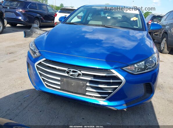 KMHD84LF1HU429066 2017 HYUNDAI ELANTRA Blue Vista interior trasera