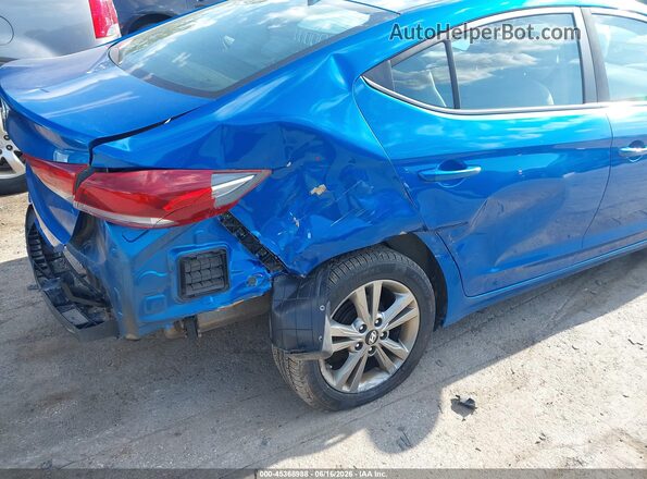 KMHD84LF1HU429066 2017 HYUNDAI ELANTRA Blue Vista frontal