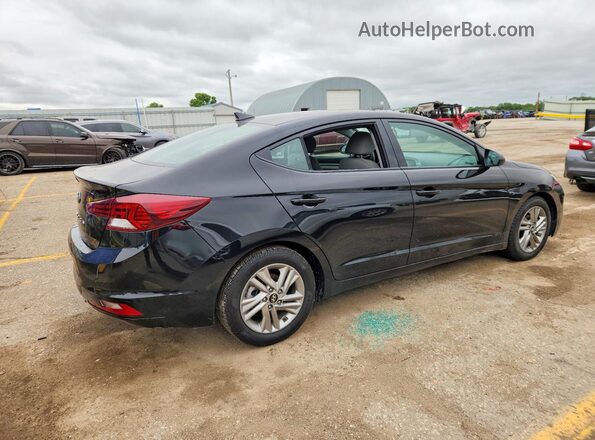 KMHD84LF1KU730377 2019 HYUNDAI ELANTRA Black Задня права чверть