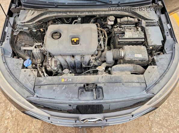 KMHD84LF1KU730377 2019 HYUNDAI ELANTRA Black Вид задньої частини салону