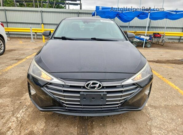 KMHD84LF1KU730377 2019 HYUNDAI ELANTRA Black Вид спереду