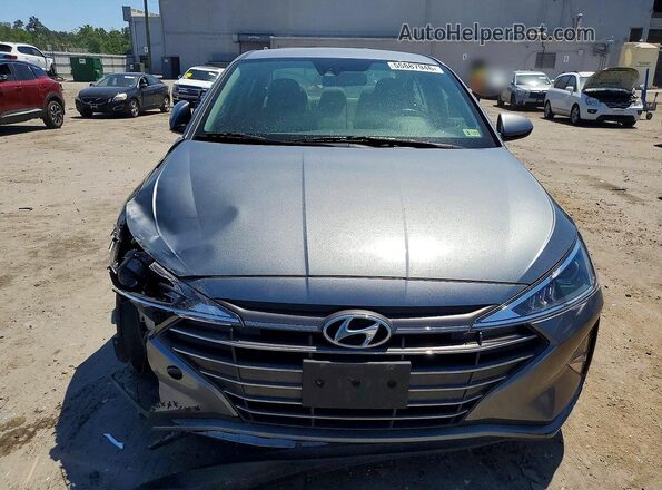 KMHD84LF1KU767445 2019 HYUNDAI ELANTRA Gray Front view