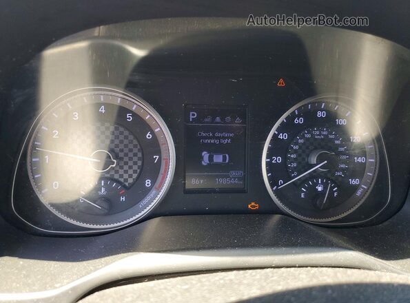 KMHD84LF1KU767445 2019 HYUNDAI ELANTRA Gray Instrument cluster view