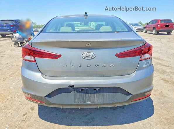 KMHD84LF1KU767445 2019 HYUNDAI ELANTRA Gray Rear view