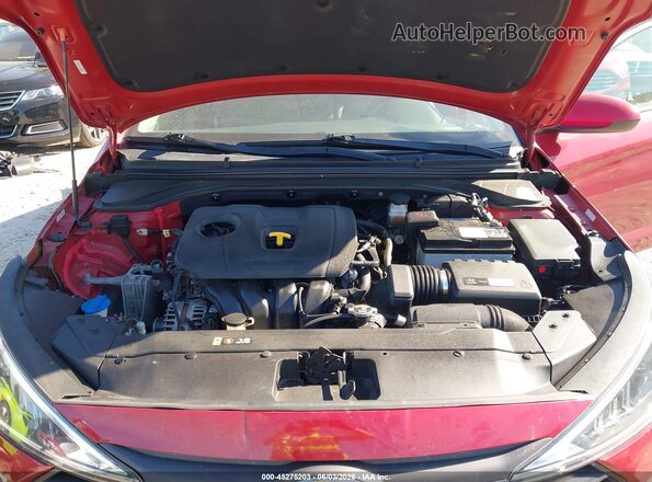KMHD84LF1KU772595 2019 HYUNDAI ELANTRA Burgundy Հետևի տեսք