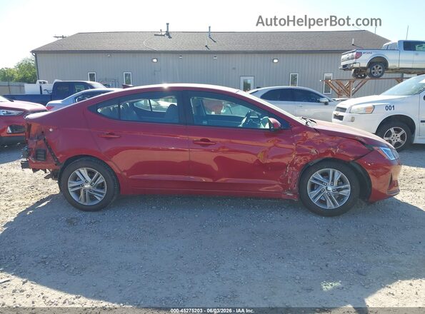 KMHD84LF1KU772595 2019 HYUNDAI ELANTRA Burgundy Սալոնի 360 աստիճան տեսք