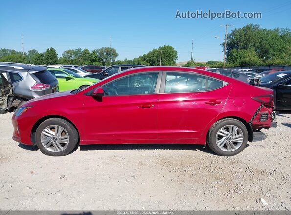 KMHD84LF1KU772595 2019 HYUNDAI ELANTRA Burgundy 