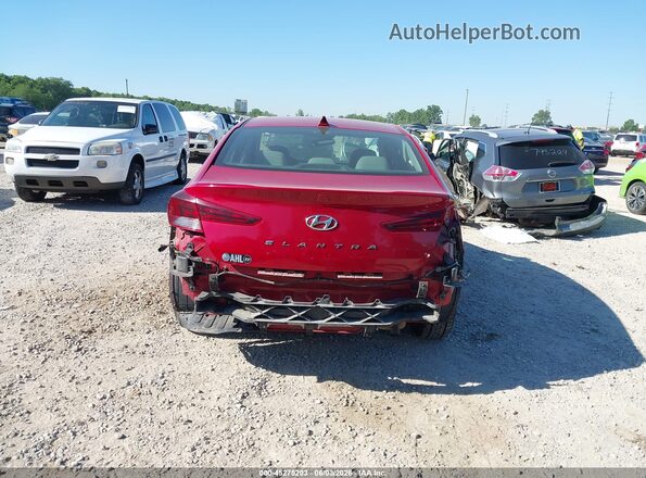 KMHD84LF1KU772595 2019 HYUNDAI ELANTRA Burgundy 