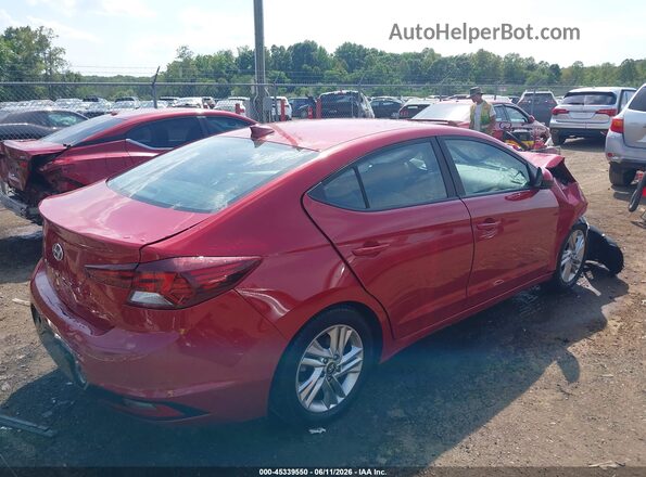 KMHD84LF1KU780986 2019 HYUNDAI ELANTRA Red Задня права чверть