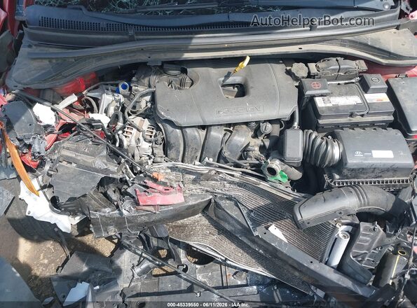 KMHD84LF1KU780986 2019 HYUNDAI ELANTRA Red Вид ззаду