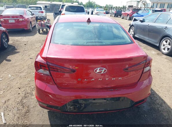 KMHD84LF1KU780986 2019 HYUNDAI ELANTRA Red 