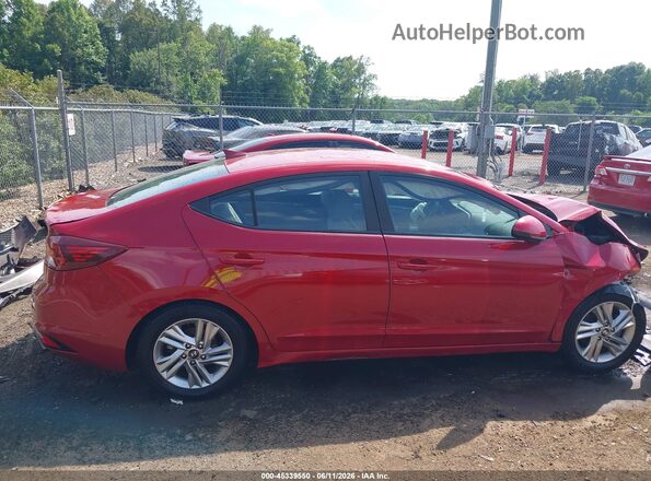 KMHD84LF1KU780986 2019 HYUNDAI ELANTRA Red Панорамний вид салону 360°