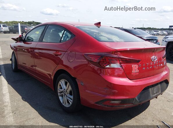 KMHD84LF1LU001166 2020 HYUNDAI ELANTRA Red Trasero izquierdo