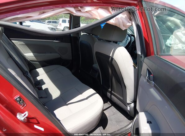 KMHD84LF1LU001166 2020 HYUNDAI ELANTRA Red Vista de la etiqueta del VIN