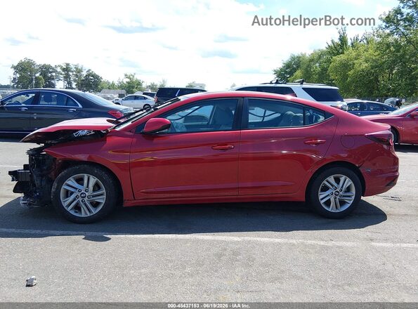 KMHD84LF1LU001166 2020 HYUNDAI ELANTRA Red Vista interior de 360 grados