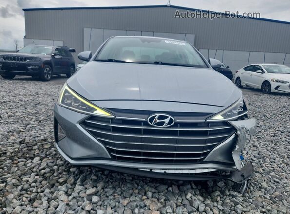 KMHD84LF1LU105172 2020 HYUNDAI ELANTRA Silver Front view