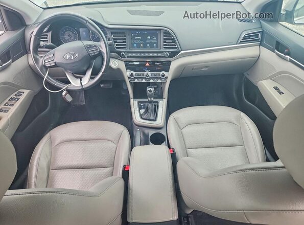 KMHD84LF1LU105172 2020 HYUNDAI ELANTRA Silver Dashboard view