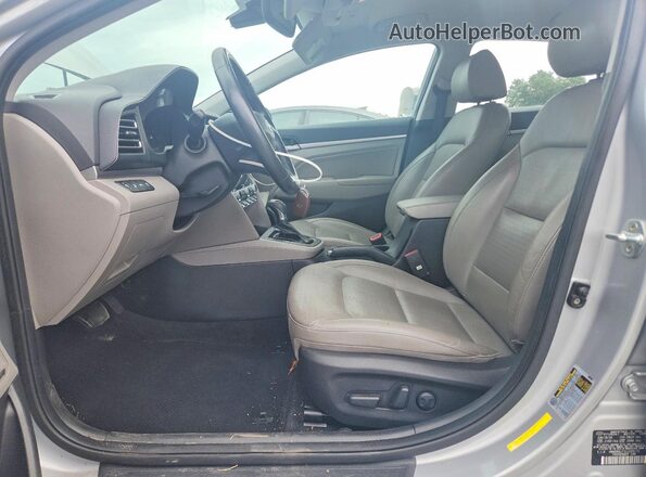 KMHD84LF1LU105172 2020 HYUNDAI ELANTRA Silver Front interior view