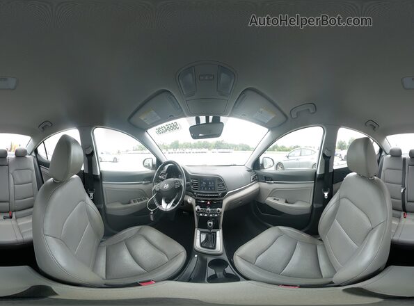 KMHD84LF1LU105172 2020 HYUNDAI ELANTRA Silver VIN sticker view