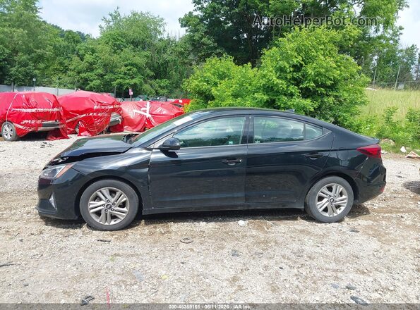 KMHD84LF1LU986455 2020 HYUNDAI ELANTRA Black Սալոնի 360 աստիճան տեսք