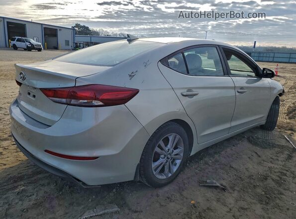 KMHD84LF2HU136129 2017 HYUNDAI ELANTRA Silver Trasero derecho