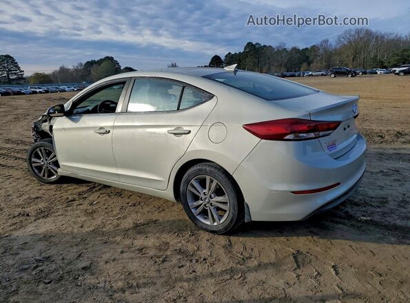 KMHD84LF2HU136129 2017 HYUNDAI ELANTRA Silver Trasero izquierdo