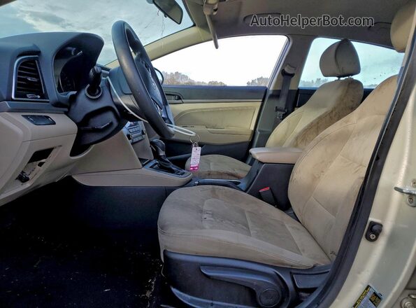 KMHD84LF2HU136129 2017 HYUNDAI ELANTRA Silver Vista interior delantera