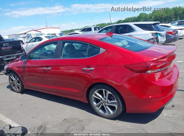KMHD84LF2HU263429 2017 HYUNDAI ELANTRA Red 