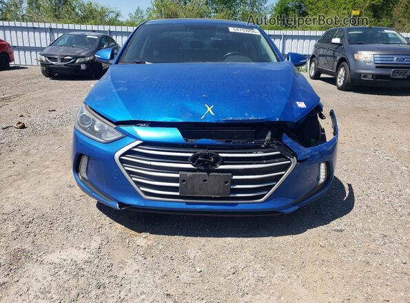 KMHD84LF2HU266010 2017 HYUNDAI ELANTRA Blue 