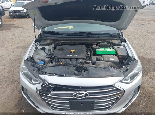 KMHD84LF2HU267013 2017 HYUNDAI ELANTRA Серебряный Вид сзади