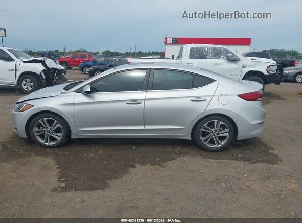 KMHD84LF2HU267013 2017 HYUNDAI ELANTRA Серебряный Панорамный вид салона 360°