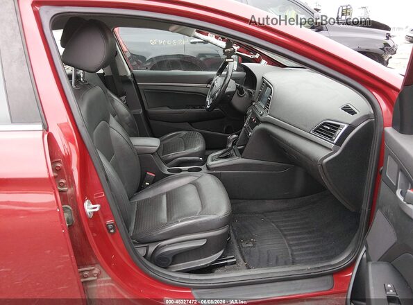 KMHD84LF2HU328201 2017 HYUNDAI ELANTRA Red Front interior view