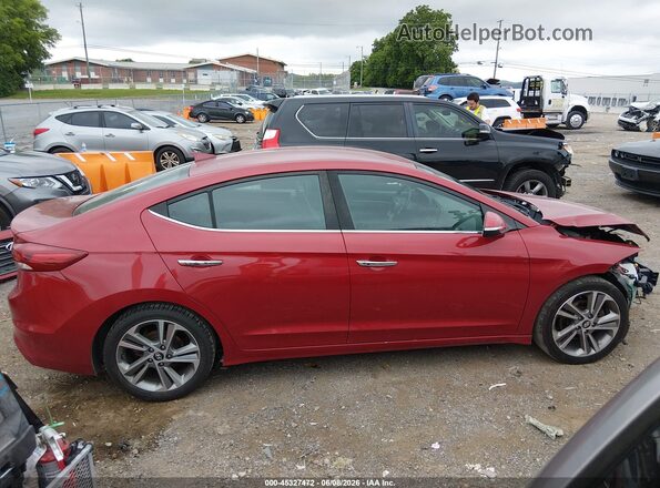 KMHD84LF2HU328201 2017 HYUNDAI ELANTRA Red 360 interior view