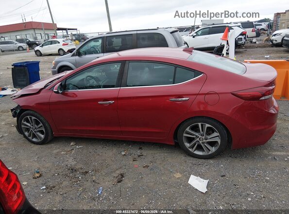 KMHD84LF2HU328201 2017 HYUNDAI ELANTRA Red 