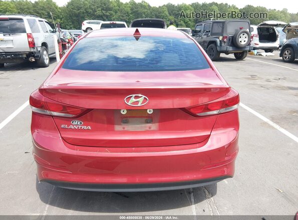 KMHD84LF2JU472045 2018 HYUNDAI ELANTRA Red 