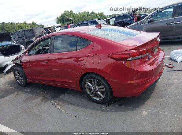 KMHD84LF2JU472045 2018 HYUNDAI ELANTRA Red 