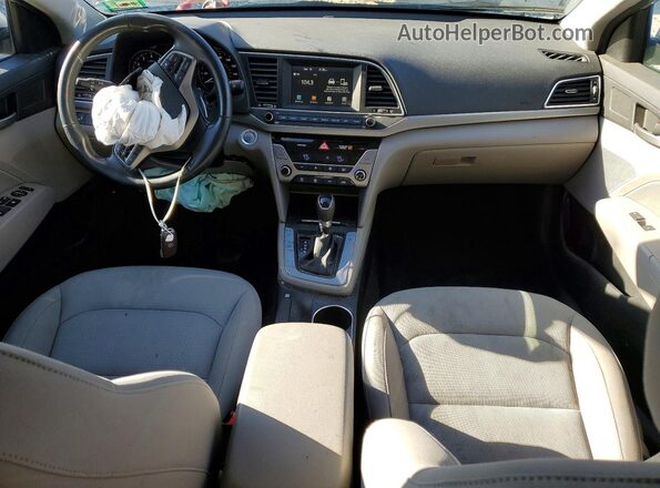 KMHD84LF2JU522328 2018 HYUNDAI ELANTRA Silver Առջևի վահանակի տեսք