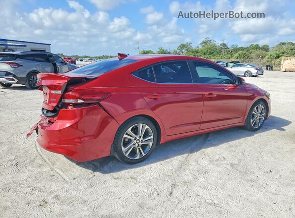KMHD84LF2JU581329 2018 HYUNDAI ELANTRA Red 