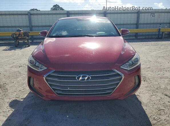 KMHD84LF2JU581329 2018 HYUNDAI ELANTRA Red 