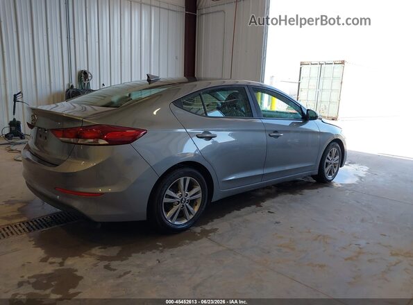KMHD84LF2JU685013 2018 HYUNDAI ELANTRA Gray Задня права чверть