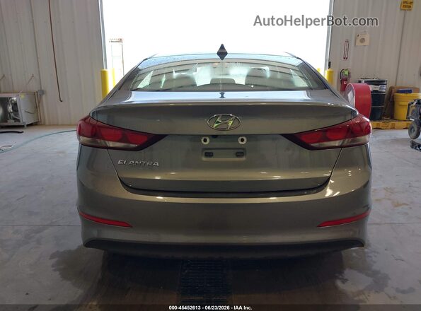 KMHD84LF2JU685013 2018 HYUNDAI ELANTRA Gray 