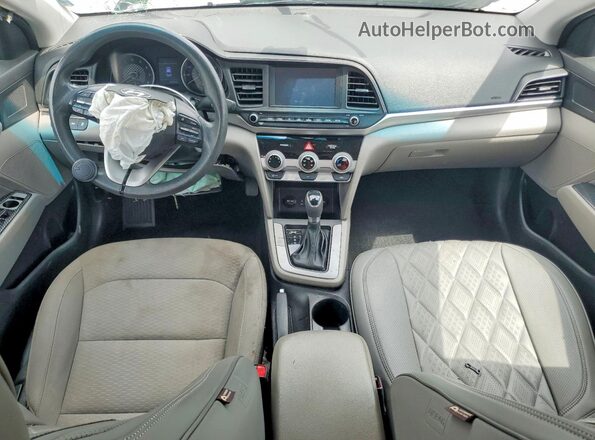 KMHD84LF2KU744207 2019 HYUNDAI ELANTRA Gray Dashboard view