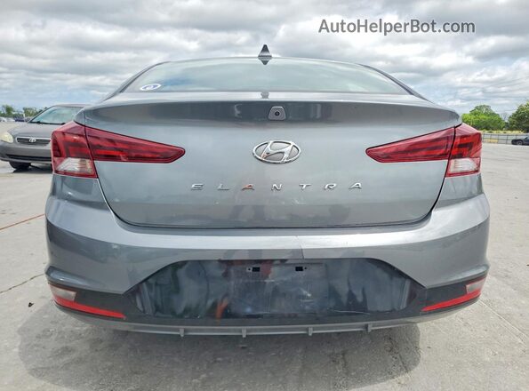 KMHD84LF2KU744207 2019 HYUNDAI ELANTRA Gray Rear view