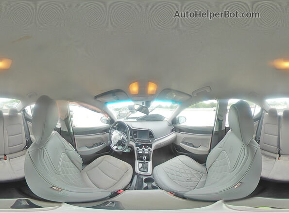 KMHD84LF2KU744207 2019 HYUNDAI ELANTRA Gray 360 interior view