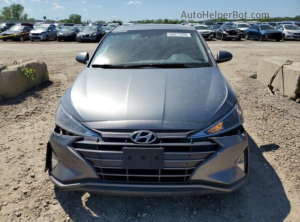 KMHD84LF2KU780561 2019 HYUNDAI ELANTRA Серый 